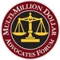 Multi-Million Dollar Advocates Forum Badge- Justice for People